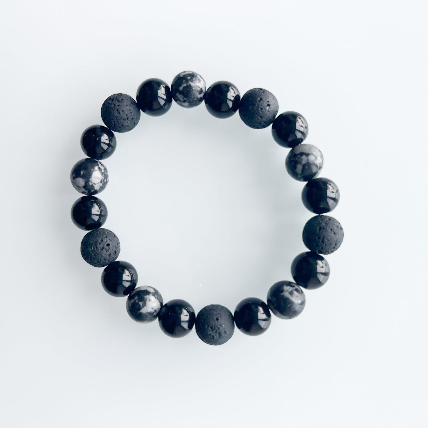Natural Lava Stone Bracelet