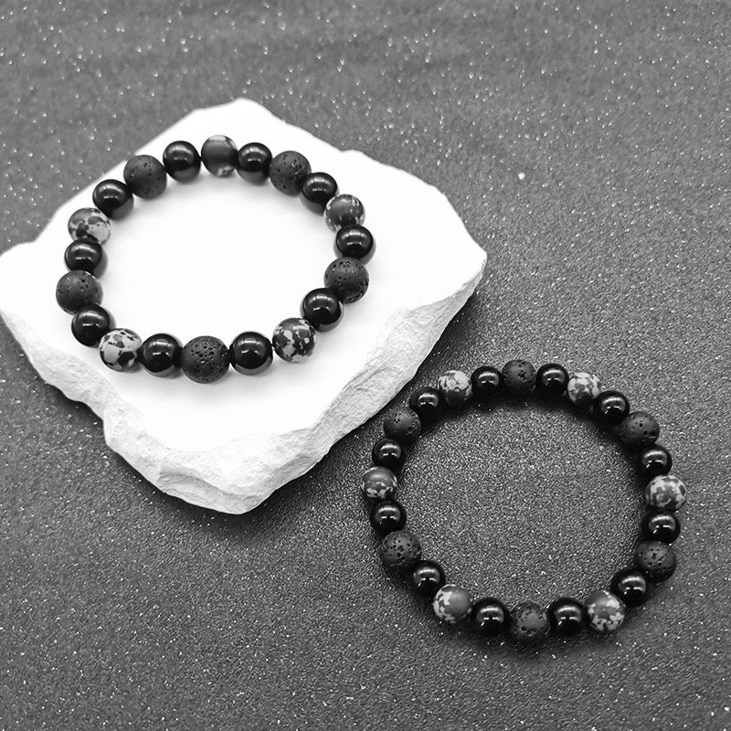 Natural Lava Stone Bracelet
