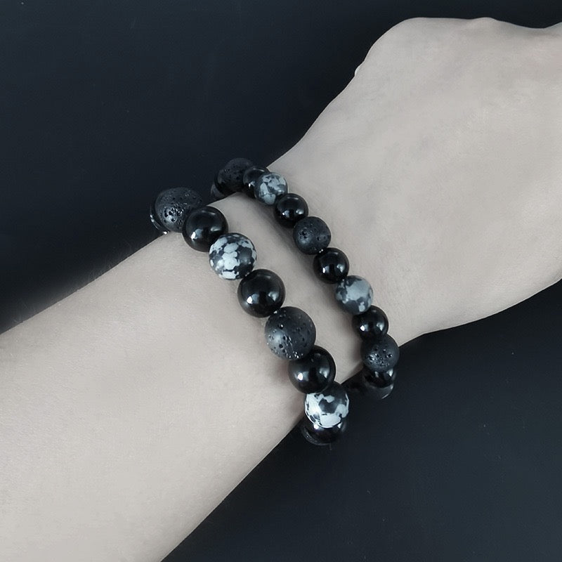 Natural Lava Stone Bracelet