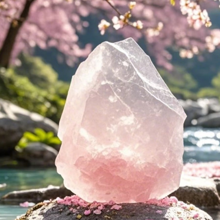 Aphrodite’s Tear | Mozambique Rose Quartz