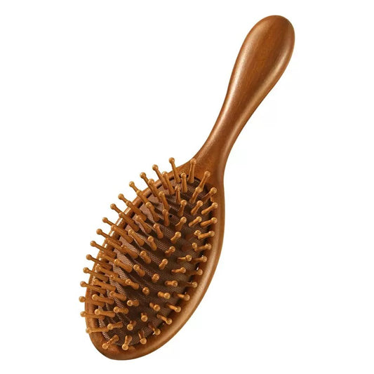 Natural Wood Air-Cushion Comb