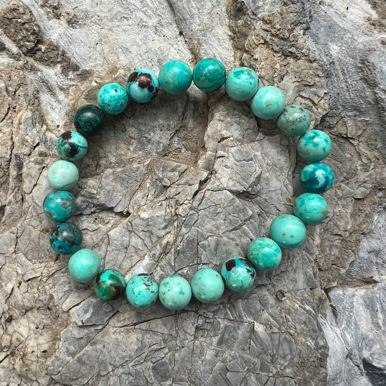 Turquoise Bracelet 2024 Cabochon Specimen Natural Genuine Handmade BeadRage